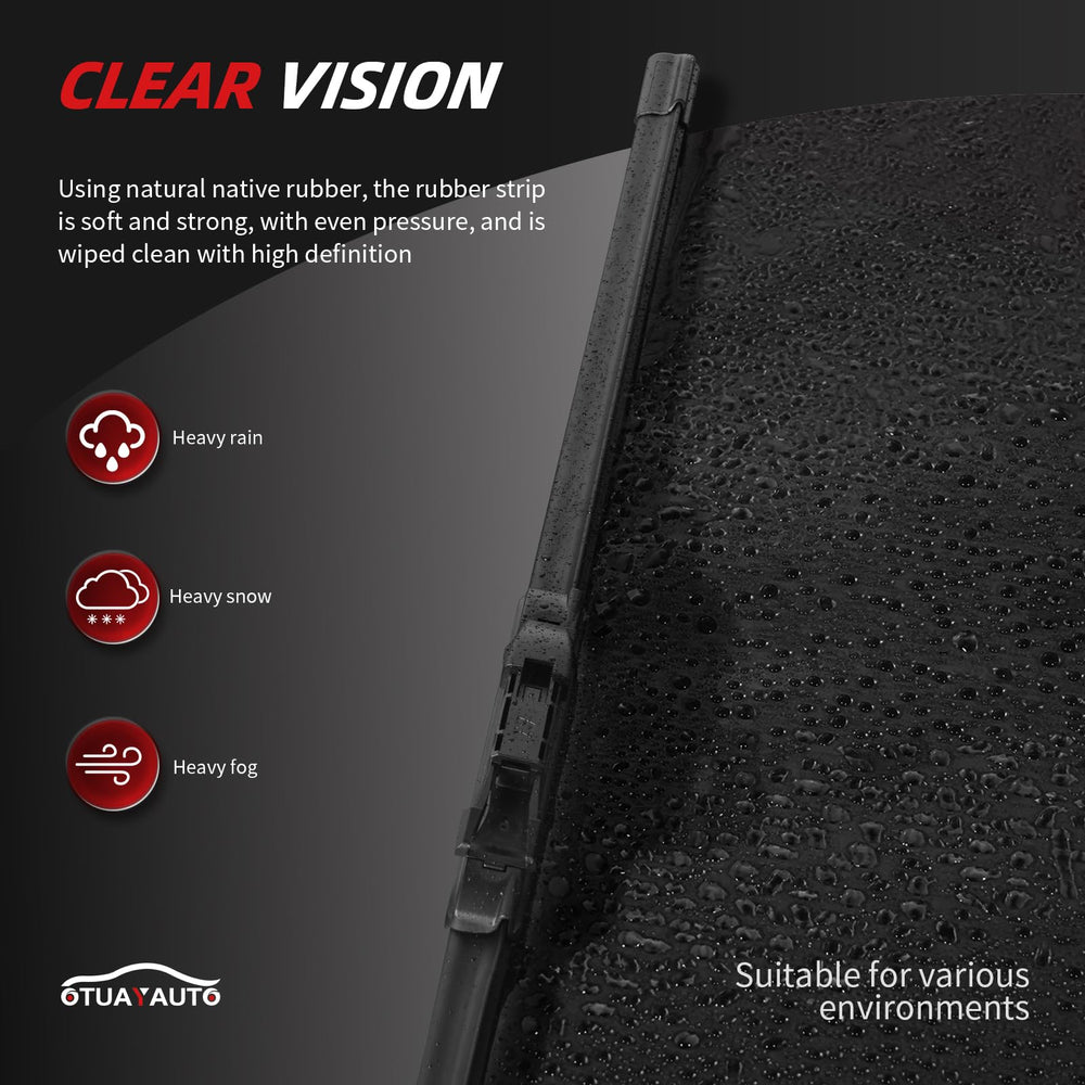 OTUAYAUTO premium wiper blades durable build supports long-term reliability in all seasons