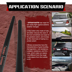 OTUAYAUTO rear-wiper kit reduces noise while boosting cleaning efficiency.
