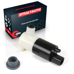 OTUAYAUTO windshield washer pump front view showing OE-style design for easy fit.