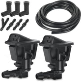 OTUAYAUTO windshield wiper nozzle with adjustable jet for precise spray.