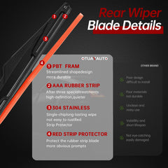 OTUAYAUTO wiper kit packaging showing all components