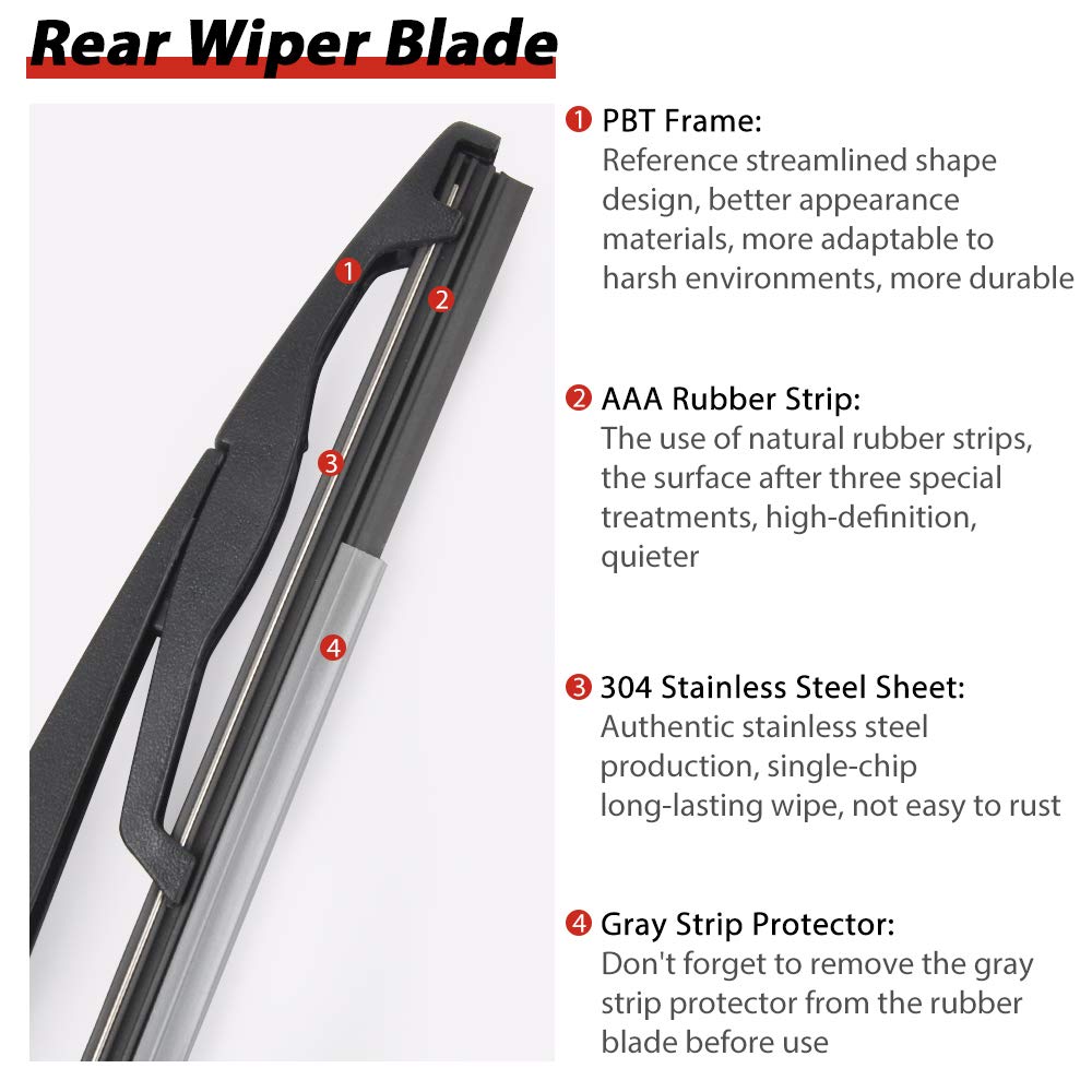 OTUAYAUTO Yukon rear wiper attachment point enables quick installation