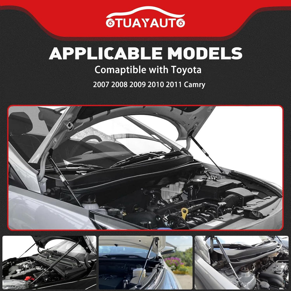 OTUAYAUTO gas spring hood lift for Camry 2007-2011 ensures smooth opening.