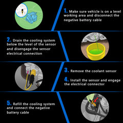 OTUAYAUTO Savana Tahoe Suburban sensor enabling effective engine temperature tracking
