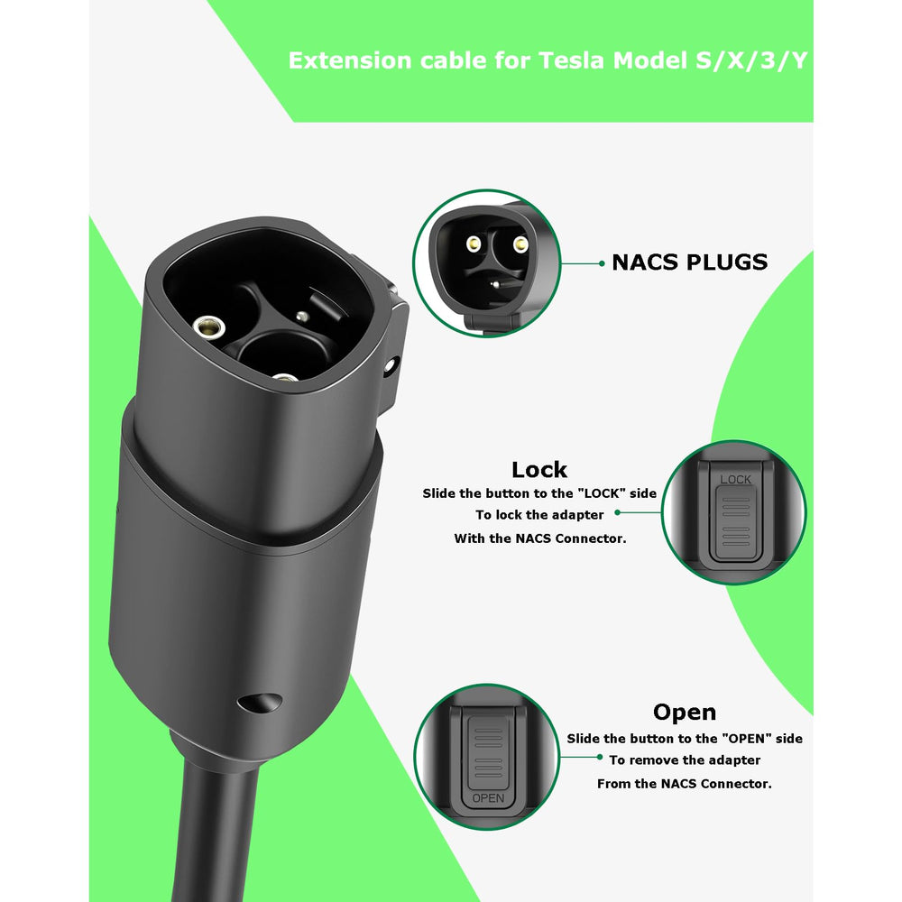 Otytkgo NACS extension uses durable silver-plated copper conductors for reliable charging.