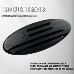 OUESAAS easy-install emblem for Ford grills and tailgates—quick upgrade