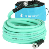 OULEME 25ft RV water hose with storage bag for easy packing and on-the-go setup.