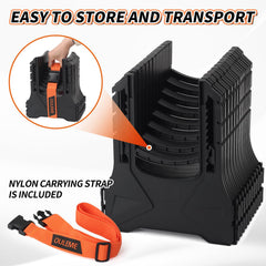 OULEME carry strap and six cords add portability and extra stability.