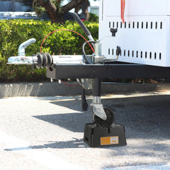 OULEME trailer jack block designed for compatibility with tongue jacks and stabilizers