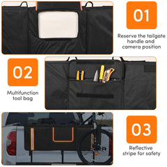 Oulisen tailgate pad features two tool pockets for convenient storage