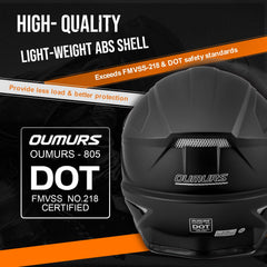 OUMURS helmet adjustable sun visor reduces glare during sunny rides
