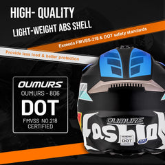 OUMURS helmet multi-vent design keeps air circulating for cooler rides.