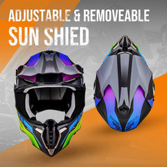 OUMURS helmet meets DOT safety standards for off-road confidence.