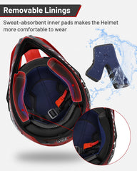 Oumurs DOT youth helmet visor blocks glare for clear daytime visibility