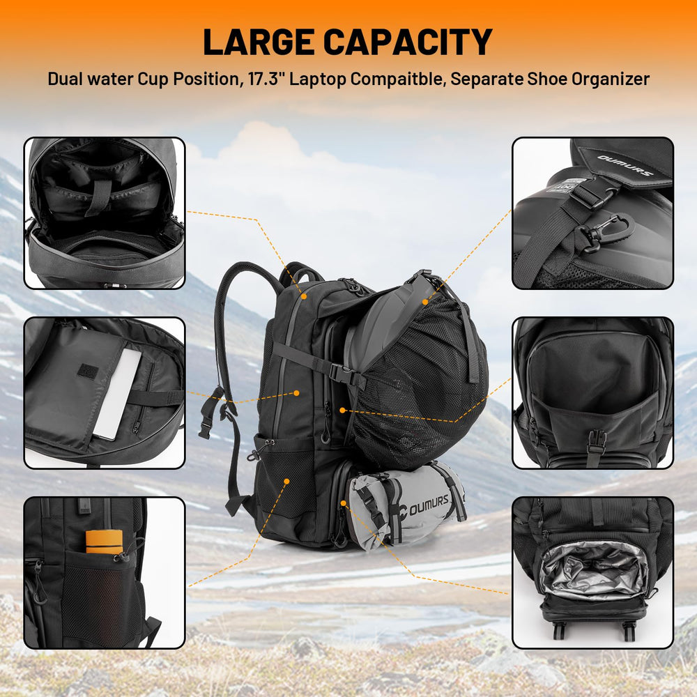 OUMURS helmet holding system keeps gear secure