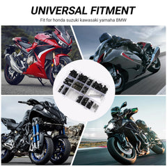 Fairing clips, washers, and nuts from Ouronoto provide vibration resistance