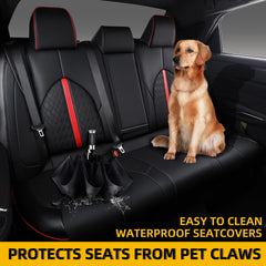 OURPLOT Camry seat cover waterproof finish resists stains during daily use.
