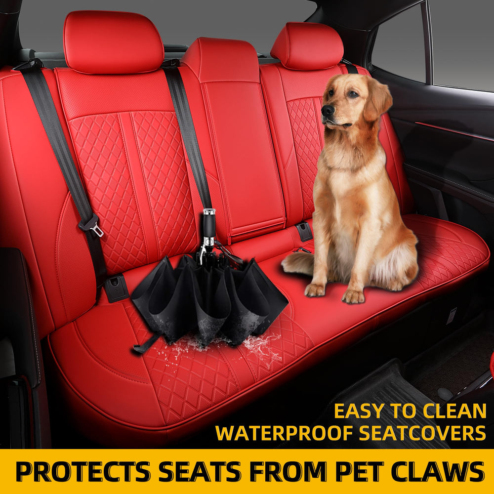 OURPLOT Camry seat covers soft-touch breathable material stays comfortable year-round