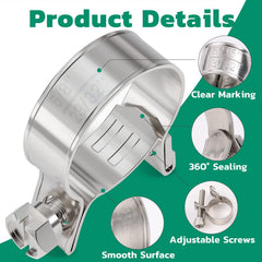 OURU smooth burr-free surface prevents hose damage during tightening.