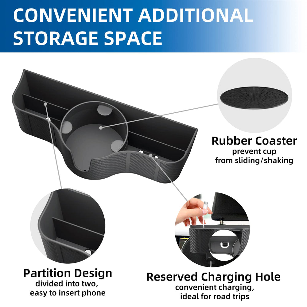 OUSHASAA 3.7-inch cup holder ready to hold drinks on road trips.