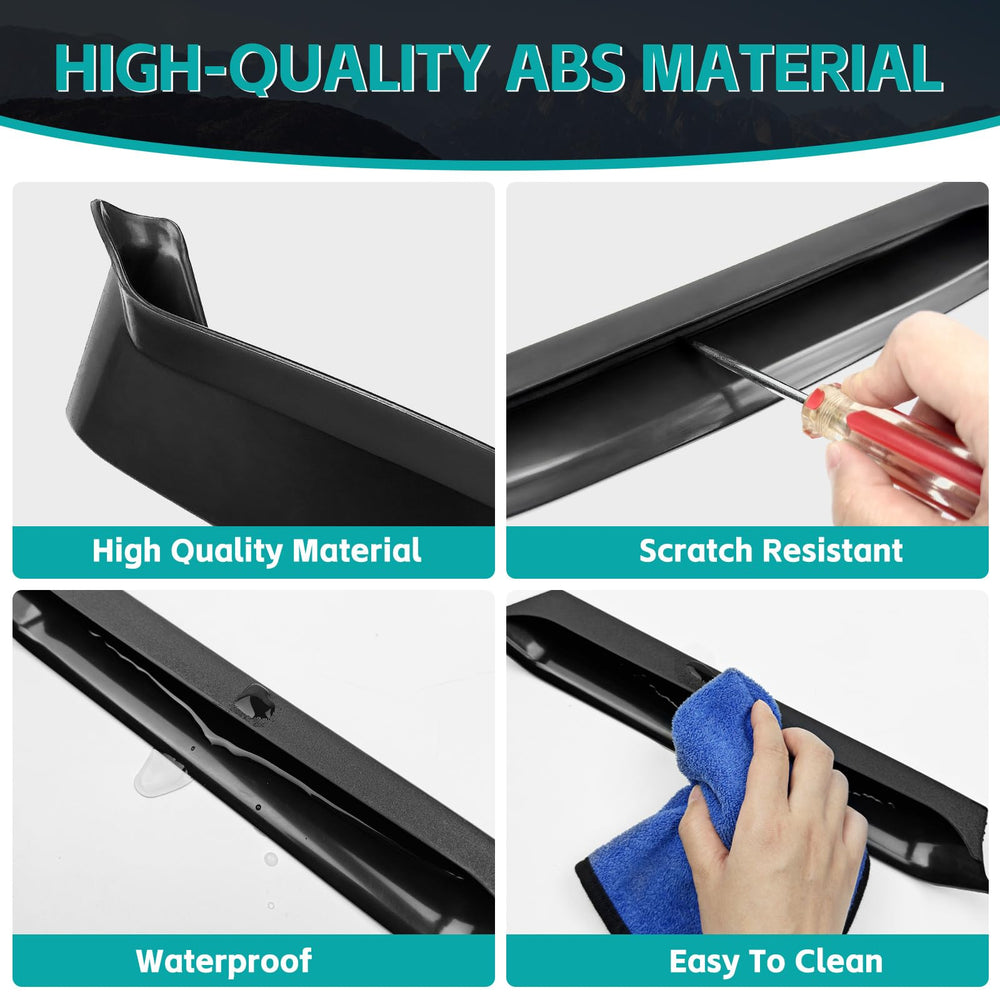 OUSUWO easy-clean lip-edged tray designed for quick wipe-down after spills.