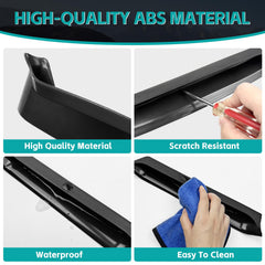 OUSUWO easy-clean lip-edged tray designed for quick wipe-down after spills.