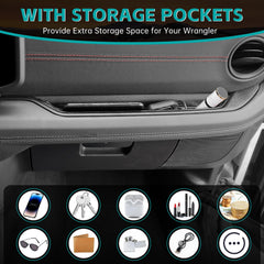 OUSUWO interior tray with durable ABS resists spills and scratches during adventures.