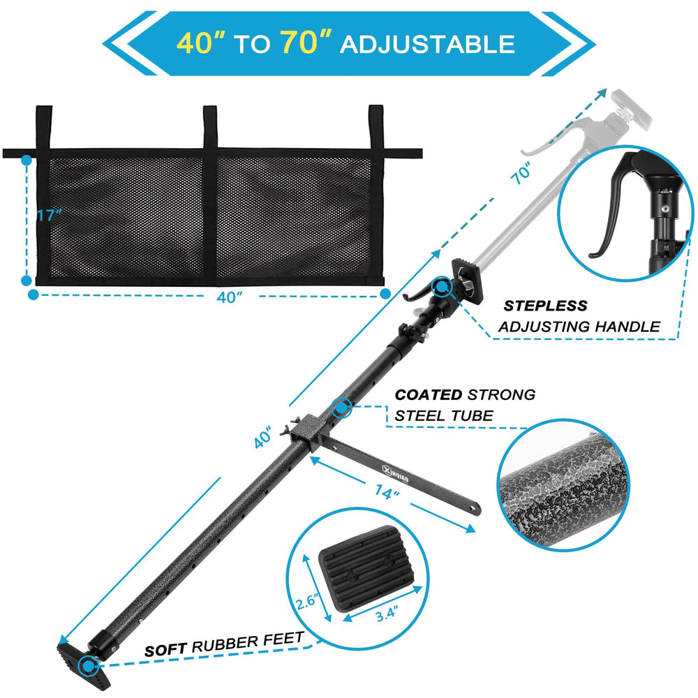 OUTIMATE Heavy-duty steel construction provides solid, durable support.