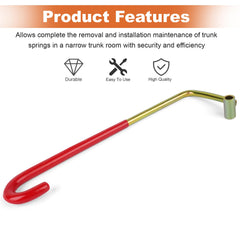 Reinstall the trunk spring center clip with Outopakkle kit