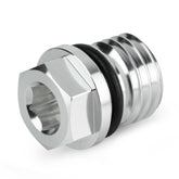 Outopakkle upgraded aluminum engine oil drain plug with O-ring for EZ GO carts
