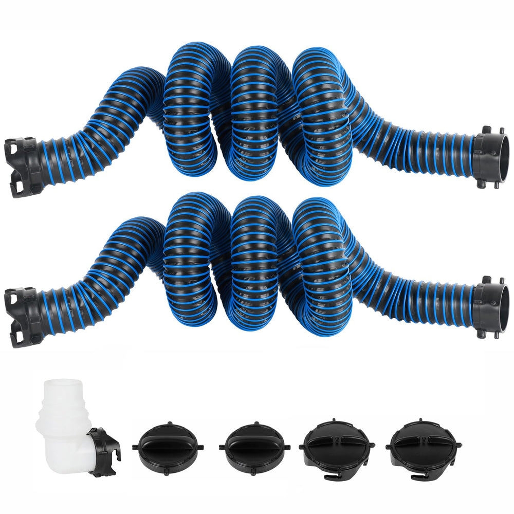 OUTPRIZE 20ft RV sewer hose with bayonet fittings for secure connections