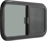 OUTPRIZE horizontal RV window 30 by 24 inches front view with sliding design for easy venting