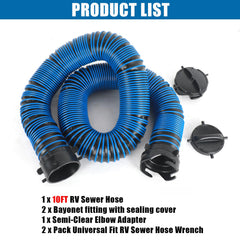 OUTPRIZE hose compresses to compact 4.1 ft for simple storage.