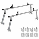 OUTPRIZE non-drilling truck rack extendable up to 66 inches for versatile bed fit.