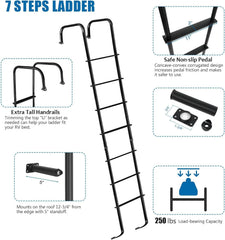 OUTPRIZE anti-slip steps image demonstrates secure stance and wobble-free operation