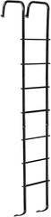 OUTPRIZE universal exterior RV ladder side view shows sturdy aluminum build for roof access