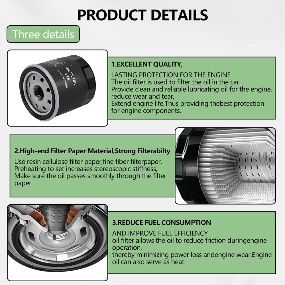 OuYi oil filter for Kawasaki FX751V maintains oil pressure and reduces debris