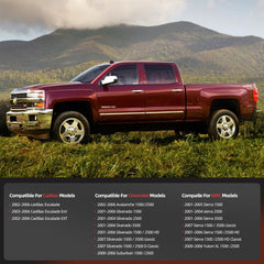 OVANOH compatibility snapshot for Cadillac Escalade, GMC Yukon, and Sierra.