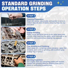 OverZyn fine polishing paste restores smooth valve sealing surfaces.
