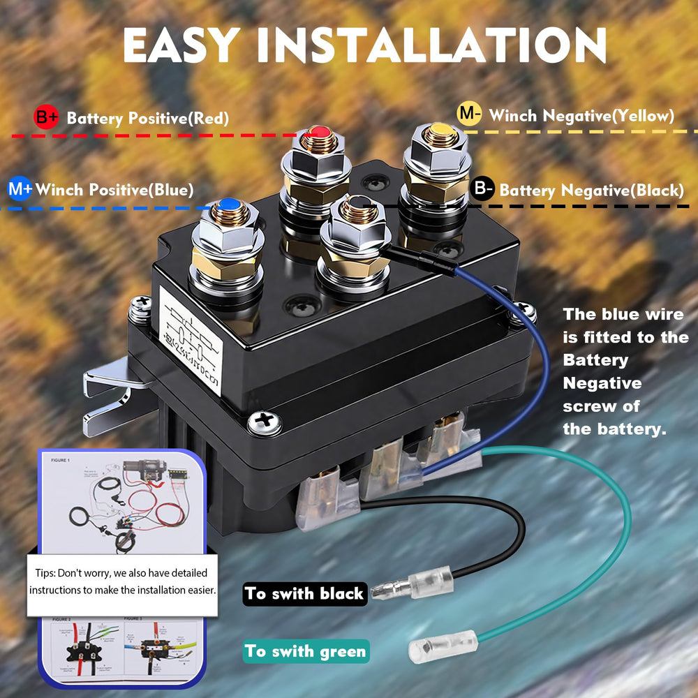 ovsor winch solenoid relay protective caps emphasize weatherproof protection and durability.