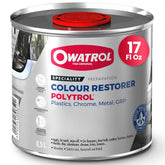 OWATROL Polytrol bottle for easy plastic color restoration and protection.