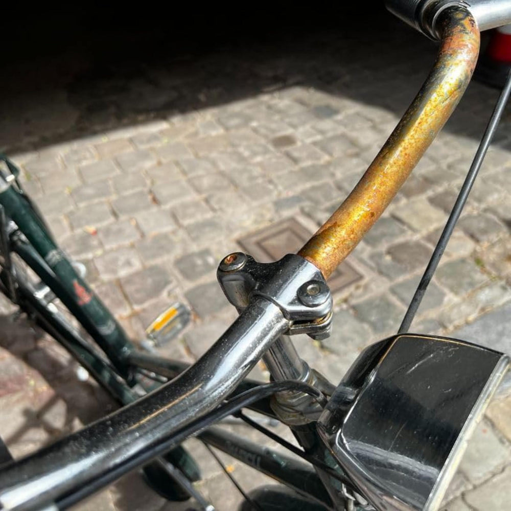 Dulled plastic panel with Polytrol showing restored depth.