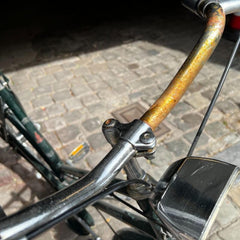 Dulled plastic panel with Polytrol showing restored depth.