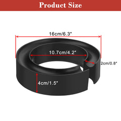 OwnMy spacer inner diameter 4.2 inches fits standard springs.