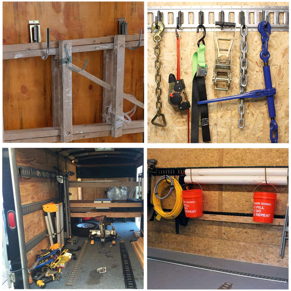 OwnMy enclosed-trailer use demonstrates practical organization and space saving.