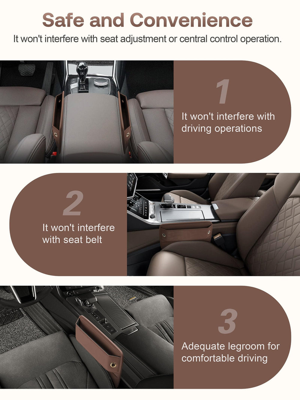Gift-ready Owntow leather gap filler ideal for car enthusiasts.