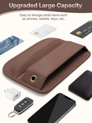 Holes at each end help organize and access charging cords.