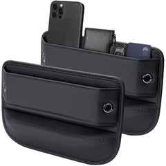 Owntow premium leather seat gap filler 2-pack keeps essentials within reach