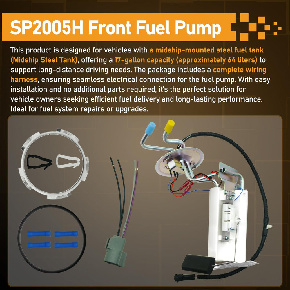 OWNWEEDA SP2005H midship 17-gallon tank with durable steel construction