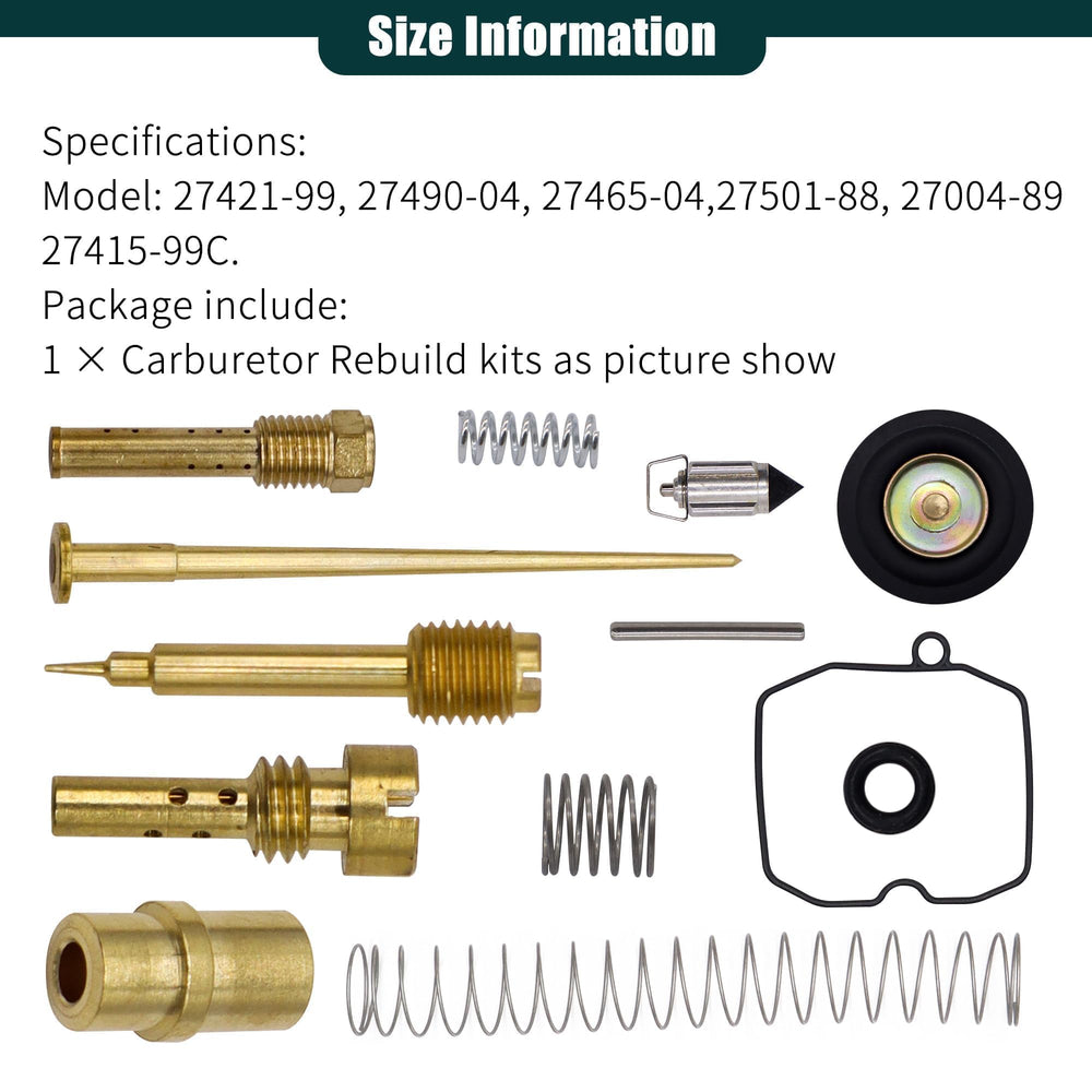 OXCANO carburetor rebuild kit package shown with included components for easy installation.
